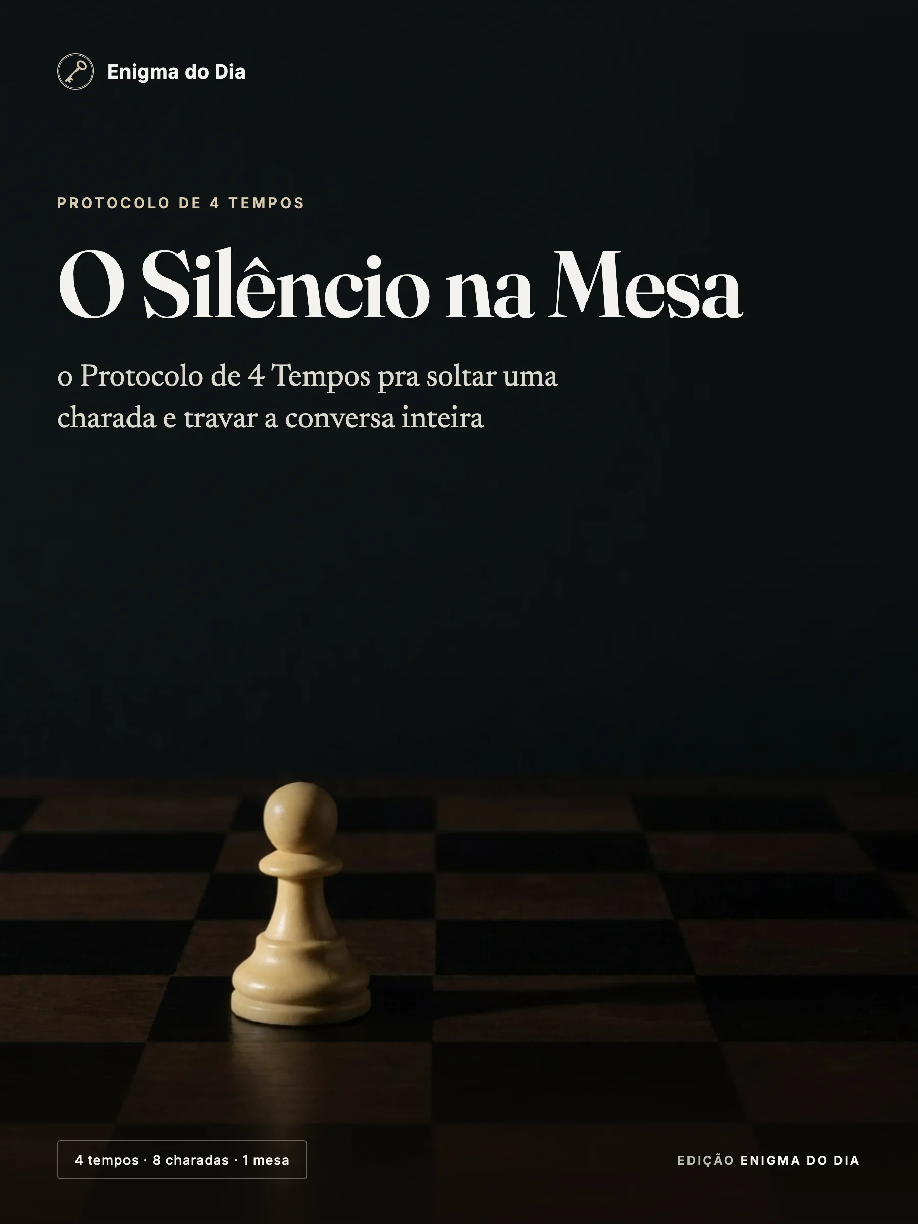 Capa do ebook O Silêncio na Mesa
